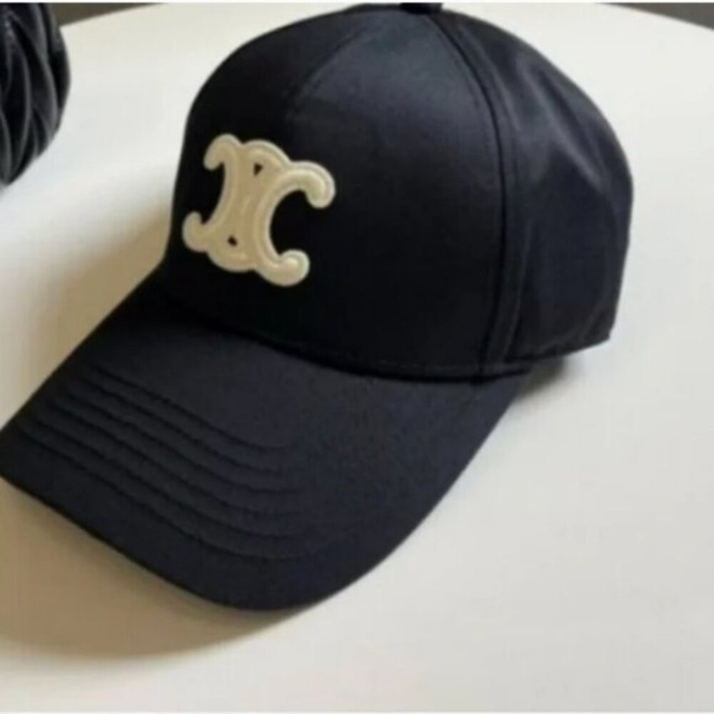 Black CelineTriomphe Baseball Cap - image 5